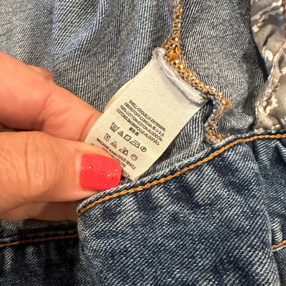 Free People Sz XS Rumors Denim Jacket - Picture 9 of 12